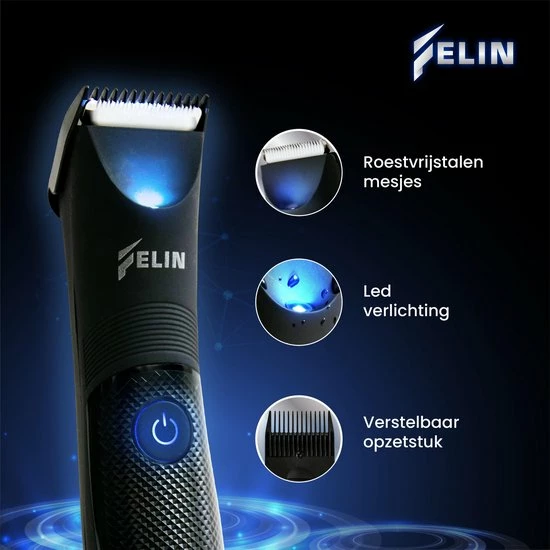 Kopen π Felin Bodygroomer Mannen - Trimmer - Bodytrimmer - Scheerapparaat - Waterdicht - Draadloos & Oplaadbaar - Geschikt Voor Hele Lichaam - Sinterklaas π 7 Kopen π Felin Bodygroomer Mannen - Trimmer - Bodytrimmer - Scheerapparaat - Waterdicht - Draadloos & Oplaadbaar - Geschikt Voor Hele Lichaam - Sinterklaas π - Afbeelding 5