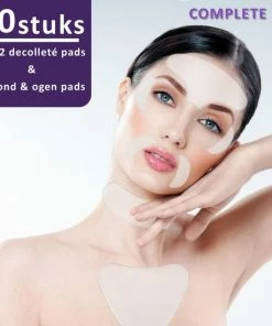 Beste deal 🧨 Simia™ Complete Set Anti Rimpel Beauty Pads 10 STUKS Tegen Lijntjes En Rimpels - Decolleté Hals & Gezicht - Anti Aging - Huidverzorging Voordeelset 😍