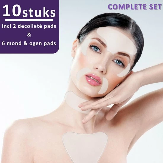 Beste deal 𧨠Simia™ Complete Set Anti Rimpel Beauty Pads 10 STUKS Tegen Lijntjes En Rimpels - Decolleté Hals & Gezicht - Anti Aging - Huidverzorging Voordeelset π 3 Beste deal 𧨠Simia™ Complete Set Anti Rimpel Beauty Pads 10 STUKS Tegen Lijntjes En Rimpels - Decolleté Hals & Gezicht - Anti Aging - Huidverzorging Voordeelset π