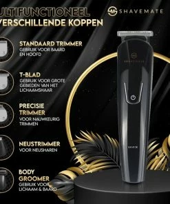 Aanbiedingen 😉 ShaveMate 5-in-1 Baard Trimmer - Tondeuse Voor Mannen - Hair Clipper Set - Draadloos - Waterproof 😍 -L'Oréal Shop 550x550 1166