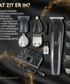 Aanbiedingen 😉 ShaveMate 5-in-1 Baard Trimmer - Tondeuse Voor Mannen - Hair Clipper Set - Draadloos - Waterproof 😍 -L'Oréal Shop 550x550 1168