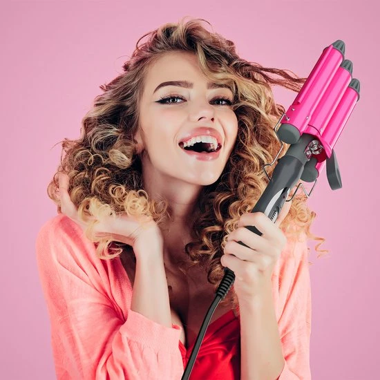 Korting 👏 Swanliss® Swanliss Krultang 25mm - Met Argan Olie En Handschoen - Golvenkrultang – Golf Wave Krultang - Beach Waves 🎁 5 Korting 👏 Swanliss® Swanliss Krultang 25mm - Met Argan Olie En Handschoen - Golvenkrultang – Golf Wave Krultang - Beach Waves 🎁 - Afbeelding 3