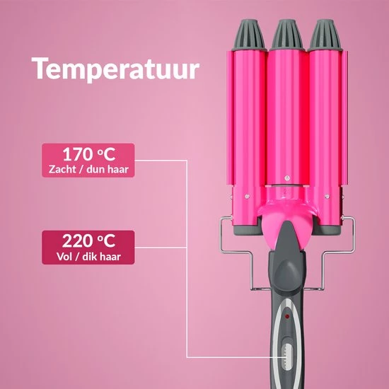 Korting 👏 Swanliss® Swanliss Krultang 25mm - Met Argan Olie En Handschoen - Golvenkrultang – Golf Wave Krultang - Beach Waves 🎁 8 Korting 👏 Swanliss® Swanliss Krultang 25mm - Met Argan Olie En Handschoen - Golvenkrultang – Golf Wave Krultang - Beach Waves 🎁 - Afbeelding 6