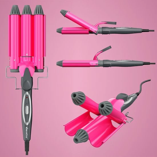 Korting 👏 Swanliss® Swanliss Krultang 25mm - Met Argan Olie En Handschoen - Golvenkrultang – Golf Wave Krultang - Beach Waves 🎁 10 Korting 👏 Swanliss® Swanliss Krultang 25mm - Met Argan Olie En Handschoen - Golvenkrultang – Golf Wave Krultang - Beach Waves 🎁 - Afbeelding 8