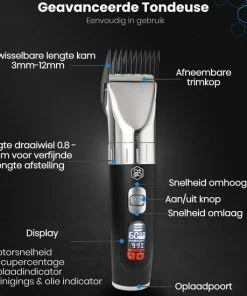 Beste recensies van 👏 Beeperfect® Professionele Tondeuse Mannen - Draadloos - Haartrimmer - Tondeuse Hoofdhaar - Gratis Kappersset 😍 -L'Oréal Shop 550x550 1189