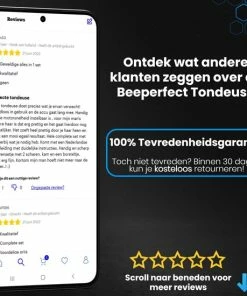 Beste recensies van 👏 Beeperfect® Professionele Tondeuse Mannen - Draadloos - Haartrimmer - Tondeuse Hoofdhaar - Gratis Kappersset 😍 -L'Oréal Shop 550x550 1196