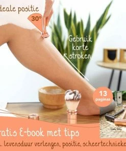 Top 10 💯 Bamboozy Safety Razor Starterkit Aluminium Voor Vrouw Rose Gold Goud - 20 Mesjes - Scheerkwast - Scheerzeep - Scheren Starterset ❤️ -L'Oréal Shop 550x550 1236