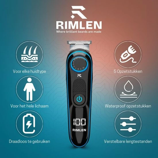 Kopen 🌟 Rimlen® 5 In 1 Baardtrimmer Voor Mannen - Trimmer Voor Baard En Lichaam - Neus En Oor -Bodygroomer - 0.5-10MM 🌟 7 Kopen 🌟 Rimlen® 5 In 1 Baardtrimmer Voor Mannen - Trimmer Voor Baard En Lichaam - Neus En Oor -Bodygroomer - 0.5-10MM 🌟 - Afbeelding 5