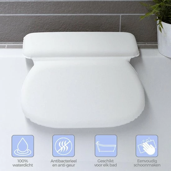 Coupon 𧨠LifeGoods Luxe Badkussen Met Anti Slip Zuignappen - Home Spa Kussen Voor Rug/Schouder/Nek - Orthopedisch Hoofd Steun Voor In Bad En Jacuzzi - Waterdicht - Wit π₯ 7 Coupon 𧨠LifeGoods Luxe Badkussen Met Anti Slip Zuignappen - Home Spa Kussen Voor Rug/Schouder/Nek - Orthopedisch Hoofd Steun Voor In Bad En Jacuzzi - Waterdicht - Wit π₯ - Afbeelding 5