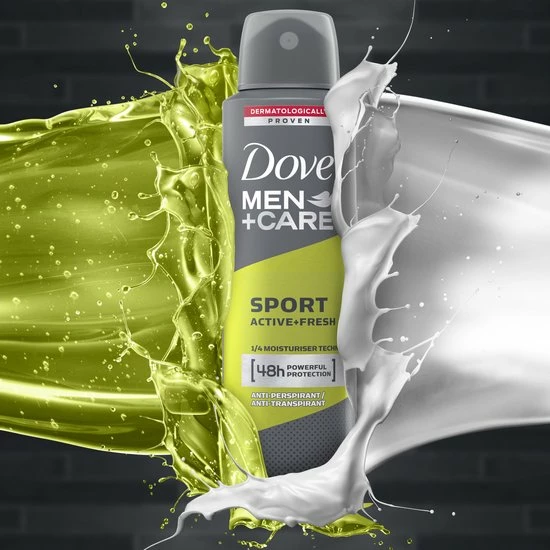 Begroting π Dove Men+Care Men+Care Sport Active+Fresh Anti-Transpirant Deodorant Spray - 6 X 150 Ml - Voordeelverpakking β 6 Begroting π Dove Men+Care Men+Care Sport Active+Fresh Anti-Transpirant Deodorant Spray - 6 X 150 Ml - Voordeelverpakking β - Afbeelding 4