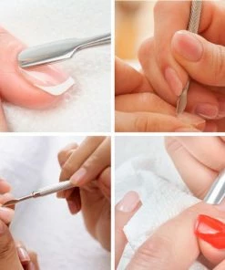 Goedkoop 🔥 AdroitGoods 3 Delige Nagelriem Knipper Set - Rose Gold - Cuticle Pusher Duwer Verwijderaar Trimmer Mesje - Bokkenpootje Nagels ✔️ -L'Oréal Shop 550x550 136