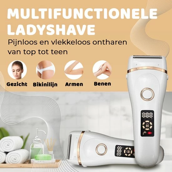 Gloednieuw π WVE Goods WVE Ladyshave Ontharingsapparaat - Ladyshaves Voor Vrouwen - Trimmer & Scheerapparaat Vrouw - Ontharen - Cadeau Voor Haar π€© 5 Gloednieuw π WVE Goods WVE Ladyshave Ontharingsapparaat - Ladyshaves Voor Vrouwen - Trimmer & Scheerapparaat Vrouw - Ontharen - Cadeau Voor Haar π€© - Afbeelding 3