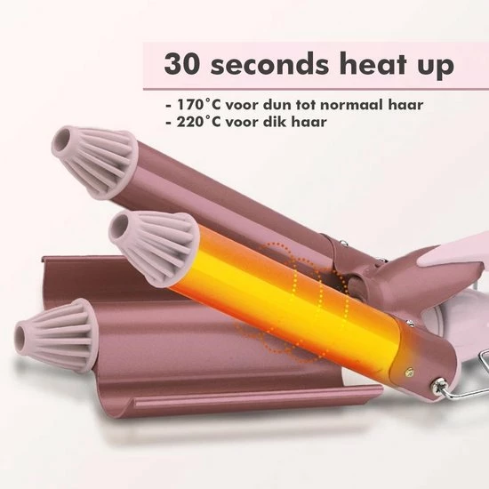 Top 10 π Ofille Golvenkrultang - Wafeltang - Wave Krultang - 25mm Roze π 11 Top 10 π Ofille Golvenkrultang - Wafeltang - Wave Krultang - 25mm Roze π - Afbeelding 9