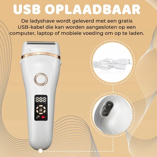 Gloednieuw π WVE Goods WVE Ladyshave Ontharingsapparaat - Ladyshaves Voor Vrouwen - Trimmer & Scheerapparaat Vrouw - Ontharen - Cadeau Voor Haar π€© 7 Gloednieuw π WVE Goods WVE Ladyshave Ontharingsapparaat - Ladyshaves Voor Vrouwen - Trimmer & Scheerapparaat Vrouw - Ontharen - Cadeau Voor Haar π€© - Afbeelding 5