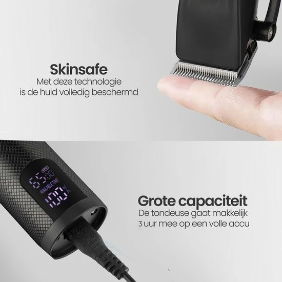 Begroting π Premes Professionele Draadloze Tondeuse 22 Delig- Trimmer - Haar - Baard - Tondeuse Mannen Hoofdhaar - Haartrimmer - Hair - Trimmer Baard - Trimmer Set - Tondeuses π 7 Begroting π Premes Professionele Draadloze Tondeuse 22 Delig- Trimmer - Haar - Baard - Tondeuse Mannen Hoofdhaar - Haartrimmer - Hair - Trimmer Baard - Trimmer Set - Tondeuses π - Afbeelding 5