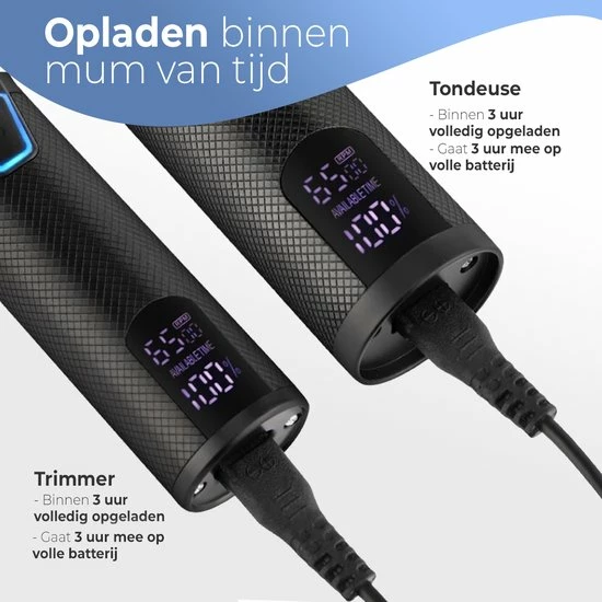 Begroting π Premes Professionele Draadloze Tondeuse 22 Delig- Trimmer - Haar - Baard - Tondeuse Mannen Hoofdhaar - Haartrimmer - Hair - Trimmer Baard - Trimmer Set - Tondeuses π 8 Begroting π Premes Professionele Draadloze Tondeuse 22 Delig- Trimmer - Haar - Baard - Tondeuse Mannen Hoofdhaar - Haartrimmer - Hair - Trimmer Baard - Trimmer Set - Tondeuses π - Afbeelding 6