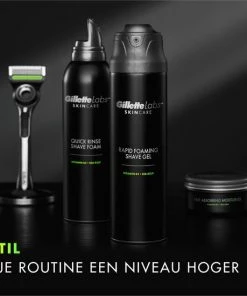 Gloednieuw 🛒 GilletteLabs Snel Schuimende Scheergel - Van Gillette Voor Mannen - Gemakkelijk Afspoelen - 198ml ⌛ -L'Oréal Shop 550x550 1416
