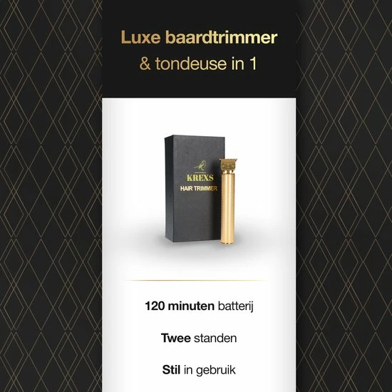 Beste recensies van π Krexs Gouden Baardtrimmer - Tondeuse - Trimmer - Scheerapparaat - Mannen – Baard β 5 Beste recensies van π Krexs Gouden Baardtrimmer - Tondeuse - Trimmer - Scheerapparaat - Mannen – Baard β - Afbeelding 3