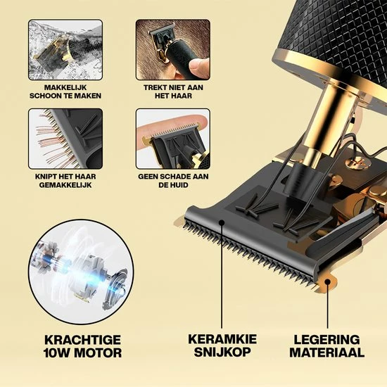 Beste deal π VRL Tondeuse – Trimmer Voor Mannen – Baard – Haartrimmer – Tondeuse Mannen Hoofdhaar – 0 Tot 9 Millimeter π 7 Beste deal π VRL Tondeuse – Trimmer Voor Mannen – Baard – Haartrimmer – Tondeuse Mannen Hoofdhaar – 0 Tot 9 Millimeter π - Afbeelding 5