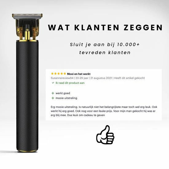 Beste deal π VRL Tondeuse – Trimmer Voor Mannen – Baard – Haartrimmer – Tondeuse Mannen Hoofdhaar – 0 Tot 9 Millimeter π 10 Beste deal π VRL Tondeuse – Trimmer Voor Mannen – Baard – Haartrimmer – Tondeuse Mannen Hoofdhaar – 0 Tot 9 Millimeter π - Afbeelding 8