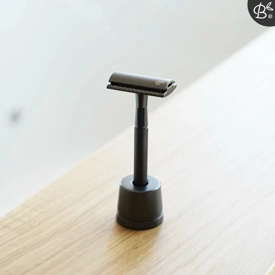 Uitgang β Bamboozy Safety Razor RVS + 20 Scheermesjes Mat Zwart Unisex Mannen Vrouwen Double Edge Single Blade Zero Waste Duurzaam Scheren π 6 Uitgang β Bamboozy Safety Razor RVS + 20 Scheermesjes Mat Zwart Unisex Mannen Vrouwen Double Edge Single Blade Zero Waste Duurzaam Scheren π - Afbeelding 4