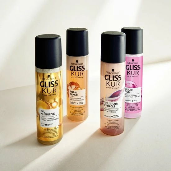 Flash-uitverkoop π Gliss Kur Total Repair Anti-Klit Spray 6x 200 Ml - Voordeelverpakking π₯ 7 Flash-uitverkoop π Gliss Kur Total Repair Anti-Klit Spray 6x 200 Ml - Voordeelverpakking π₯ - Afbeelding 5