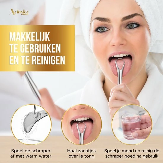 Nieuw 💯 Xclusive-lifestyle® Luxe Rosé Tongschraperset - RVS Tongreiniger - 4-Delig - Ayurveda - Tongschraper - Mondverzorging - Mondhygiëne - Luxe Case - Herbruikbaar & Duurzaam - Sinterklaas Cadeau 🔔 4 Nieuw 💯 Xclusive-lifestyle® Luxe Rosé Tongschraperset - RVS Tongreiniger - 4-Delig - Ayurveda - Tongschraper - Mondverzorging - Mondhygiëne - Luxe Case - Herbruikbaar & Duurzaam - Sinterklaas Cadeau 🔔 - Afbeelding 2