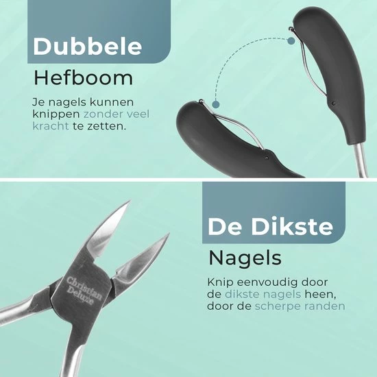 Uitgang 🤩 Christian Deluxe® - Professionele RVS Nageltang - Nageltang Voor Harde Teennagels - Professionele Nagelknipper - Nageltang Voor Ingegroeide Teennagel - Nageltang Kalknagels - Nagelknipper - Roestvrijstaal 🔔 6 Uitgang 🤩 Christian Deluxe® - Professionele RVS Nageltang - Nageltang Voor Harde Teennagels - Professionele Nagelknipper - Nageltang Voor Ingegroeide Teennagel - Nageltang Kalknagels - Nagelknipper - Roestvrijstaal 🔔 - Afbeelding 4