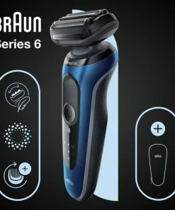 Beste deal 😉 Braun Series 6 61-B1000s - Elektrisch Scheerapparaat Mannen - Blauw 👍