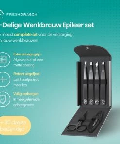 Begroting 🔔 FreshDragon Pincet Epileer Set - Met Wenkbrauw Schaartje En Mesje - Tweezer 👍 -L'Oréal Shop 550x550 1586