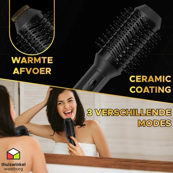 Uitgang π Toivo 3 In 1 Föhnborstel - Extra Lange Snoer 2 Meter - Stijlborstel - Krulborstel - Magic Brush - Ronde Haar Borstel - Multistylers 𧨠8 Uitgang π Toivo 3 In 1 Föhnborstel - Extra Lange Snoer 2 Meter - Stijlborstel - Krulborstel - Magic Brush - Ronde Haar Borstel - Multistylers 𧨠- Afbeelding 6