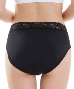 Beste deal ✨ Bamboozy Menstruatie Ondergoed 4-laags Mid-Heup Maat M 38-40 Zwart Period Underwear Duurzaam Menstrueren Incontinentie Zero Waste Daisy 😍 -L'Oréal Shop 550x550 1613