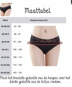 Beste deal ✨ Bamboozy Menstruatie Ondergoed 4-laags Mid-Heup Maat M 38-40 Zwart Period Underwear Duurzaam Menstrueren Incontinentie Zero Waste Daisy 😍 -L'Oréal Shop 550x550 1615