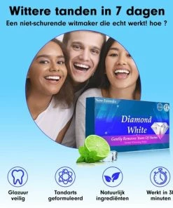 Korting ⭐ Imperatoris Diamond White - Teeth Whitening Strips - 28x Strips - Zonder Peroxide (0%) - Tandenbleekset – Mint ✔️ -L'Oréal Shop 550x550 1669
