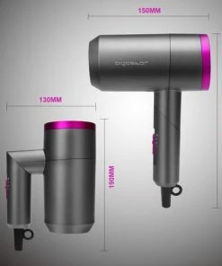 Goedkoop ✨ Aigostar Diane 32QYD - Föhn - Inklapbaar Reishaardroger - Reisföhn - Grijs 😍 -L'Oréal Shop 550x550 1704