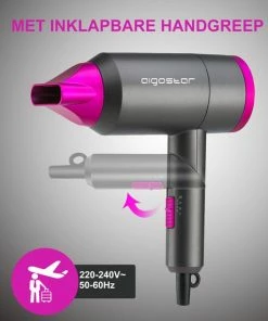 Goedkoop ✨ Aigostar Diane 32QYD - Föhn - Inklapbaar Reishaardroger - Reisföhn - Grijs 😍 -L'Oréal Shop 550x550 1706