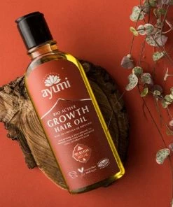Flash-uitverkoop 🛒 Ayumi Naturals Super Haargroei Olie 150ml - Met Amla, Bhringraj , Rozemarijn En Fenegriek - Voorkomt Haaruitval, Bevordert Haargroei, Voor Gezond Haar 👍
