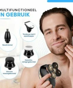 Top 10 👍 AyeWay 5 In 1 Scheerapparaat - Draadloos - Baardtrimmer - Scheren, Trimmer & Reiniger - Scheerapparaat Mannen - Trimmer Baard 🔔 -L'Oréal Shop 550x550 188