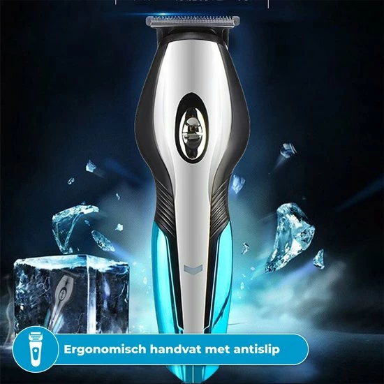 Beste Verkoop π BAESS 5-in-1 Tondeuse Voor Mannen - Baard En Lichaam - Bodygroomer - Neus En Oor - Trimmer - Blauw π₯ 8 Beste Verkoop π BAESS 5-in-1 Tondeuse Voor Mannen - Baard En Lichaam - Bodygroomer - Neus En Oor - Trimmer - Blauw π₯ - Afbeelding 6