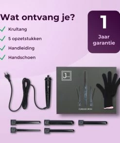 Aanbiedingen 👍 Jocam® 5-in-1 Keramische Krultang Met Opzetstukken – Golvenkrultang – Curling Wand Krultang Zonder Klem – Hair Curler - Zwart 💯 -L'Oréal Shop 550x550 232