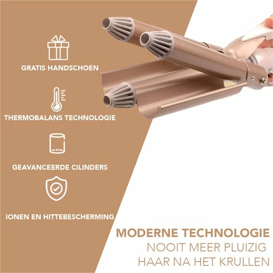 Coupon π Achaté Wafeltang - Golvenkrultang - Keramische Krultang - 3 Temperatuurstanden - Inclusief Handschoen π₯° 11 Coupon π Achaté Wafeltang - Golvenkrultang - Keramische Krultang - 3 Temperatuurstanden - Inclusief Handschoen π₯° - Afbeelding 9