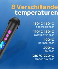 Goedkoop 🥰 Woodoro Draadloze 2-in-1 Stijltang En Krultang – Wave & Golvenkrultang – Keramische Platen - Fer à Lisser - Zwart 😍 -L'Oréal Shop 550x550 348