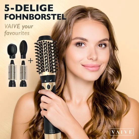 Kopen π VAIVE Fohnborstel Met 5 Opzetstukken - Fohn En Krulborstel - Krulborstel/Fohnborstel - Ronde Borstel - Stijlborstel βοΈ 8 Kopen π VAIVE Fohnborstel Met 5 Opzetstukken - Fohn En Krulborstel - Krulborstel/Fohnborstel - Ronde Borstel - Stijlborstel βοΈ - Afbeelding 6
