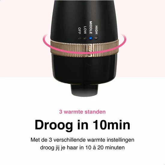 Kopen 🛒 Vivid Green 3-in-1 Ionische Fohnborstel Met Keramische 🧥 Coating - Lang/kort/Stijl/Krullen - 1000W - Roterend - Zwart/Goud 🛒 11 Kopen 🛒 Vivid Green 3-in-1 Ionische Fohnborstel Met Keramische 🧥 Coating - Lang/kort/Stijl/Krullen - 1000W - Roterend - Zwart/Goud 🛒 - Afbeelding 9