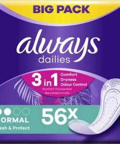 Groothandel 😀 Always Dailies Normal Fresh & Protect Inlegkruisjes - 4 X 56 Stuks ❤️ -L'Oréal Shop 550x550 385