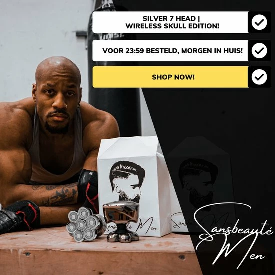 Top 10 🥰 Sansbeauté 6-in-1 Scheerapparaat Mannen – Trimmer - Nat & Droog - Face En Head Shaver – Hoofd Kaal Scheren - Draadloos Opladen - Opzetstukken - Skull Edition PRO - Gratis E-Book ✨ 5 Top 10 🥰 Sansbeauté 6-in-1 Scheerapparaat Mannen – Trimmer - Nat & Droog - Face En Head Shaver – Hoofd Kaal Scheren - Draadloos Opladen - Opzetstukken - Skull Edition PRO - Gratis E-Book ✨ - Afbeelding 3