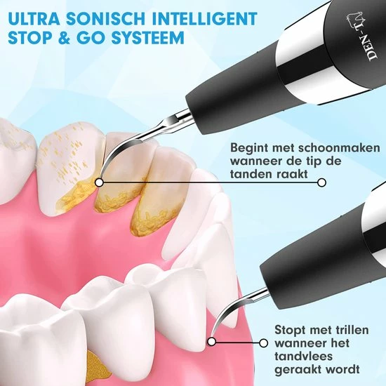 Goedkoop 💯 DEN-T® PRO U500 - Elektrische Sonische Tandsteen Verwijderaar - Zwart 🥰 12 Goedkoop 💯 DEN-T® PRO U500 - Elektrische Sonische Tandsteen Verwijderaar - Zwart 🥰 - Afbeelding 10