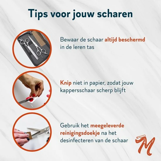 Beste deal π ProTrue Mousche Volledige Kappersset - 5 Stuks - Kappersschaar Rechtshandig - Uitdunschaar Kapper - Hair Scissors - Coupeschaar - Haarschaar Set π 10 Beste deal π ProTrue Mousche Volledige Kappersset - 5 Stuks - Kappersschaar Rechtshandig - Uitdunschaar Kapper - Hair Scissors - Coupeschaar - Haarschaar Set π - Afbeelding 8