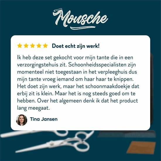 Beste deal π ProTrue Mousche Volledige Kappersset - 5 Stuks - Kappersschaar Rechtshandig - Uitdunschaar Kapper - Hair Scissors - Coupeschaar - Haarschaar Set π 11 Beste deal π ProTrue Mousche Volledige Kappersset - 5 Stuks - Kappersschaar Rechtshandig - Uitdunschaar Kapper - Hair Scissors - Coupeschaar - Haarschaar Set π - Afbeelding 9