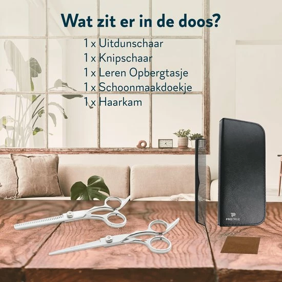 Beste deal π ProTrue Mousche Volledige Kappersset - 5 Stuks - Kappersschaar Rechtshandig - Uitdunschaar Kapper - Hair Scissors - Coupeschaar - Haarschaar Set π 12 Beste deal π ProTrue Mousche Volledige Kappersset - 5 Stuks - Kappersschaar Rechtshandig - Uitdunschaar Kapper - Hair Scissors - Coupeschaar - Haarschaar Set π - Afbeelding 10